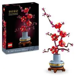 Produktbild: Lego Icons Pflaumenblüte, Pflegeleichte Blumendeko aus der Botanik Kollektion, kreatives Bauset für Erwachsene, entspannende Aktivität für Blumenfreunde, Spielzeug-Pflanze zum Sammeln 10369
