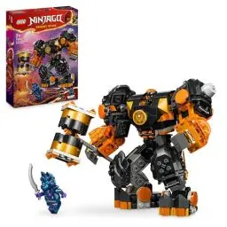 Produktbild: LEGO NINJAGO Coles Erdmech, Actionfiguren-Spielzeug mit veränderbarem Mech, Ninja-Set mit 2 Figuren inklusive Cole, Geschenk für 7-jährige Jungs und Mädchen 71806