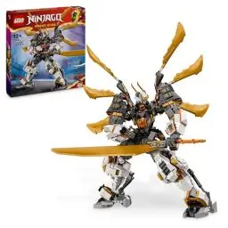 Produktbild: Lego NINJAGO Coles Titandrachen-Mech, Abenteuer Spielzeug für Kinder, Ninja Spielset mit 1 Minifigur, Geburtstagsgeschenk für Jungen und Mädchen ab 12 Jahren, Fantasyspielset 71821