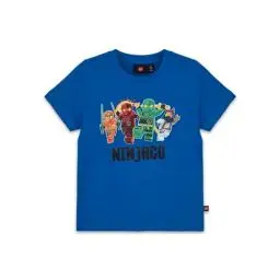 Produktbild: Lego Ninjago T-Shirt für Kinder | Kurzarm | T-Shirt für Jungen | 100% weicher Baumwolle |116 | Blau