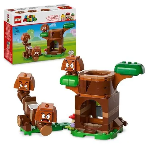 Produktbild: Lego Super Mario Gumba-Spielplatz, Nintendo Sammlerstück für Kinder, Abenteuer-Spielset, baubare Wippe, 3 Figuren, Geschenk für Jungen, Mädchen und alle Fans ab 7 Jahren 71433