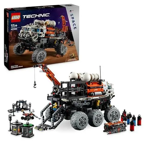 Produktbild: Lego Technic Mars Exploration Rover, Weltraum-Spielzeug, basiert auf Raumfahrzeugen der NASA, Space Bauset, Spielzeug für Kinder, Geschenk für Jungen & Mädchen ab 11 Jahren 42180