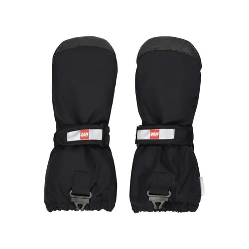 Produktbild: Lego Wear Unisex Kinder Lwatlin - Lego Tec Play F ustlinge, 995 Black, 122-128 EU