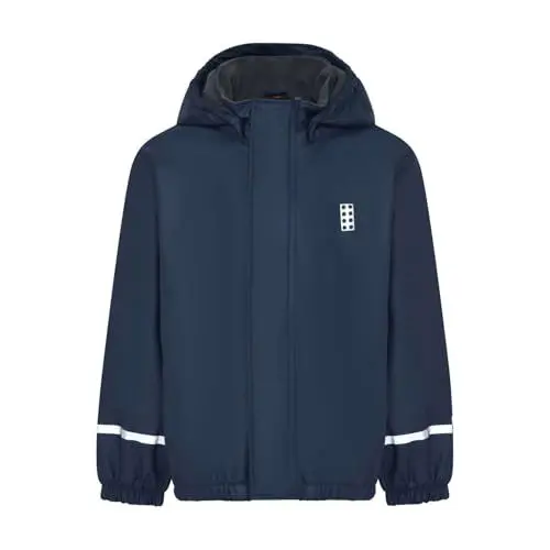 Produktbild: Lego Wear Unisex Kinder Lwjipe - foret Regenjacke, Dunkle Navy, 146 EU