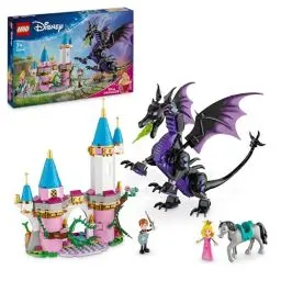 Produktbild: Lego ǀ Disney Princess Malefiz als Drache, Fantasy-Spielset für Kinder und Fans von Dornröschen, Geschenkidee für Mädchen und Jungen ab 7 Jahren, Aurora-Spielzeug 43240