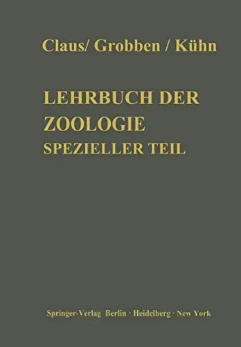Produktbild: Lehrbuch der Zoologie: Spezieller Teil