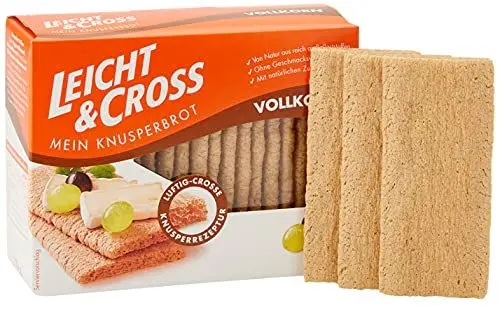 Produktbild: Leicht&Cross Vollkorn Knusperbrot, 8er Pack (8 x 125 g)