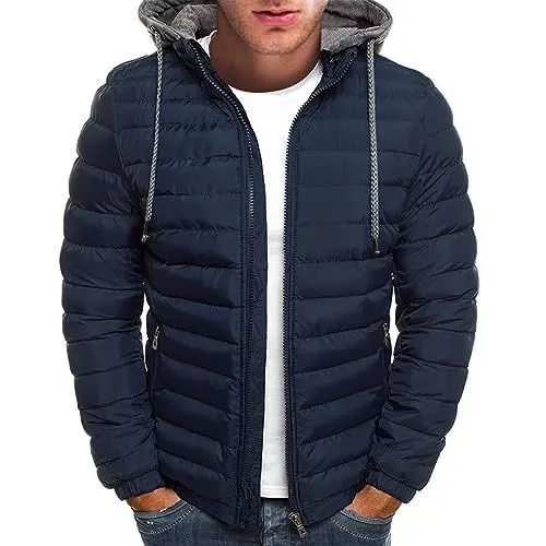 Produktbild: Leichte Steppjacke Herren Arbeitsjacke Herren Winter Sportjacke Herren Herrenjacke Winter Winter Jacke Herren Jacke Herren Leichte Steppjacke Herren Daunenjacke Herren Winter Warme Winterjacke