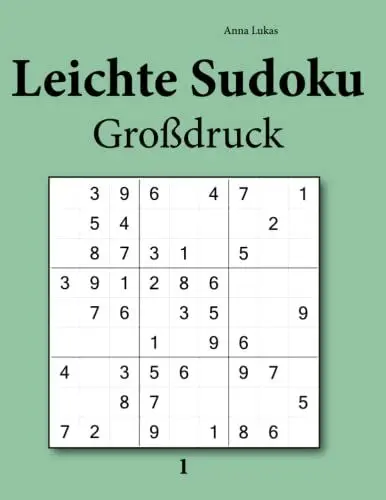 Produktbild: Leichte Sudoku Großdruck 1