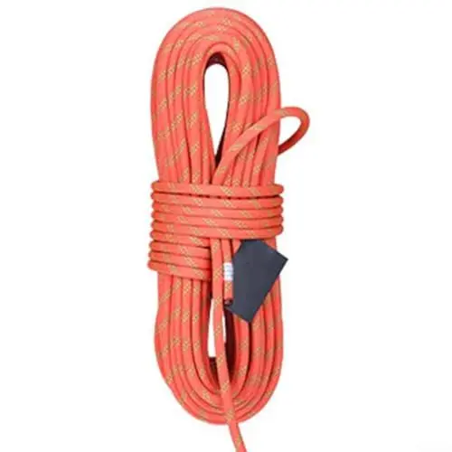 Produktbild: Leichtes und starkes 10 m Nylon-Kletterseil für den Außenbereich (Orange)