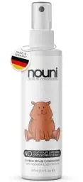 Produktbild: Leichtkämmspray für Kinder | Leave-In Conditioner: Anti Ziep Formel + ohne Ausspülen | OHNE Silikone, Parabene, Aluminium | Keratin & Seidenprotein bei Spliss, Haarbruch, Knoten | 200ml | nouni