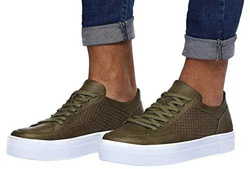Produktbild: Leif Nelson Herren Schuhe Freizeitschuhe elegant Winter Sommer Freizeit Schuhe Männer Sneakers Sportschuhe Laufschuhe Halbschuhe LN154·· Größe 45, Khaki