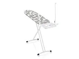 Produktbild: Leifheit Bügelbrett Air Board Express L Solid ideal für eine Dampfstation, Bügeltisch mit Baumwollbezug, Dampfbügelbrett mit ultraleichter Bügelfläche
