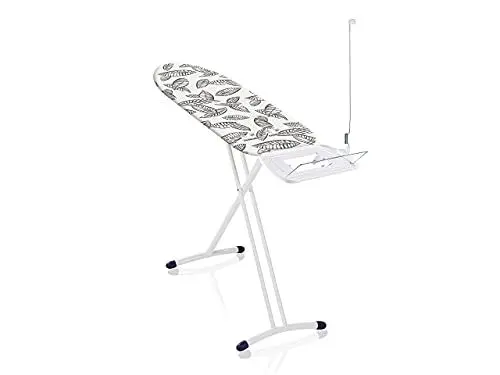 Produktbild: Leifheit Bügelbrett Air Board Express L Solid ideal für eine Dampfstation, Bügeltisch mit Baumwollbezug, Dampfbügelbrett mit ultraleichter Bügelfläche