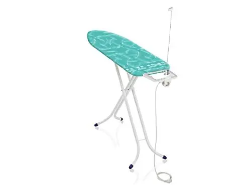 Produktbild: Leifheit Bügelbrett Air Board M Compact Plus für Dampfbügeleisen, ultraleichter Bügeltisch, Dampfbügeltisch für Beste Ergebnisse in kurzer Zeit