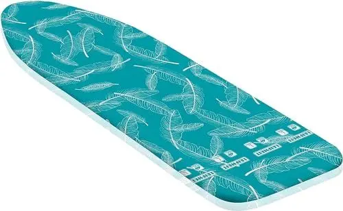 Produktbild: Leifheit Bügelbrettbezug Thermo Reflect Universal, für Bügelflächen bis max. 140 x 45 cm, für Dampfbügeleisen, mit Hitze- und Dampfreflektion für schnelleres Bügeln, mit elastischem Gummizug