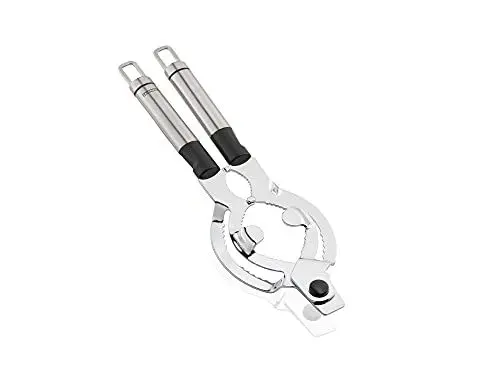 Produktbild: Leifheit Deckelöffner ProLine-Serie, für Gläser oder Flaschen, Flaschenöffner aus hochwertigem Edelstahl, inklusive leicht bedienbaren Kapselheber und praktischer Aufhängeöse, Gläseröffner, silber
