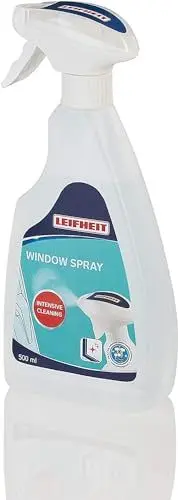 Produktbild: Leifheit Glasreiniger, Fensterreiniger, 500ml Fensterputzmittel für streifenfreie Reinigung von Fenstern und Spiegeln, praktisch nachfüllbare Sprühflasche, ideale Ergänzung zum Fenstersauger