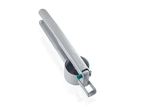 Produktbild: Leifheit Kartoffelpresse aus Alu-Druckguss für Kartoffelpüree und Spätzle, spülmaschinenfeste Spätzlepresse, vielseitig einsetzbar und leicht zu befüllen, Spaghettieispresse, Kartoffelquetsche