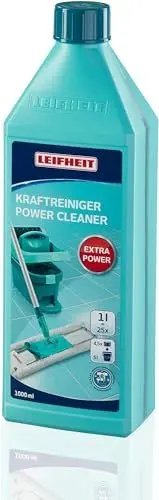 Produktbild: Leifheit Kraftreiniger 1000 ml zum Entfernen starker Verschmutzungen, Bodenreiniger für Fliesen und Steinböden, Fliesenreiniger mit Kindersicherung