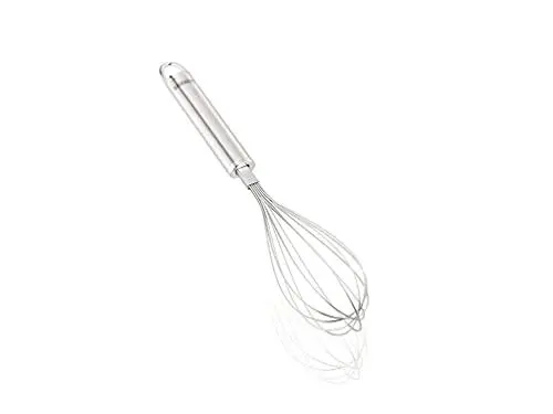 Produktbild: Leifheit Schneebesen 32 cm Sterling-Serie, Rührbesen aus rostfreiem Edelstahl, hochwertiges Design, Rührstab mit ovalem Griff für angenehme Handhabung und praktischer Aufhängeöse, Schaumschläger