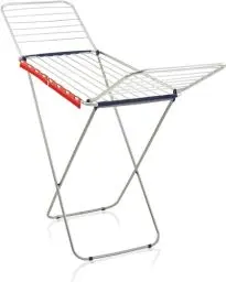 Produktbild: Leifheit Standtrockner Classic Siena 200 Easy Aluminium, robuster Wäscheständer für drinnen und draußen, Flügelwäschetrockner mit 20m Trockenlänge für 2 Waschmaschinenladungen, Trockner mit Zubehör