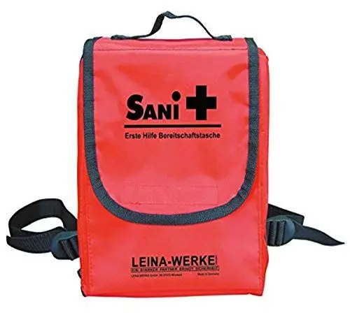 Produktbild: LEINA Erste-Hilfe-Bereitschaftstasche SANI, 26-teilig, rot