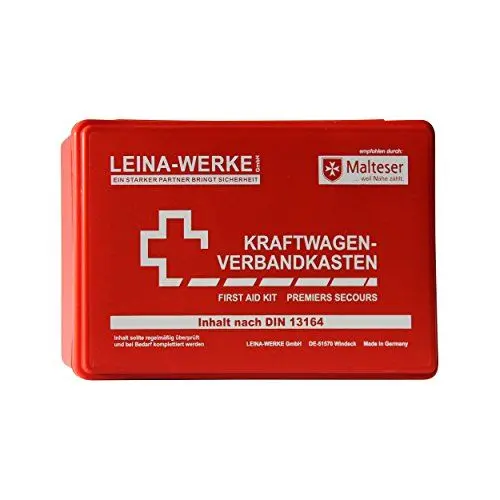 Produktbild: Leina-Werke 10000 KFZ-Verbandkasten Standard, Rot/Weiß