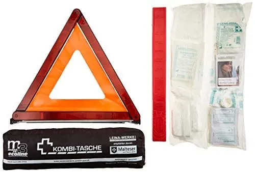 Produktbild: Leina-Werke 14086 Mini-Kombitasche M3 Ecoline mit Klett, XS, Schwarz/Weiß