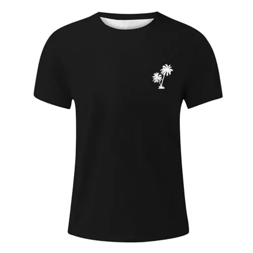Produktbild: Leinenjacke Herren Hemd Herren Langarm Shirts Sommerhemd Herren Freizeithemd Leinenhemd Regular Fit Men Shirts Blusen Herren Sommer Hemd Schwarz Herren Slim Fit Baumwolle T- Shirt Für Herren