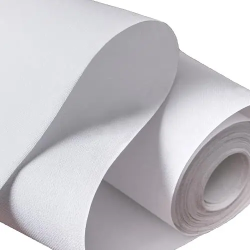 Produktbild: Leinwand auf Rolle 280 g/m² Baumwolle Vorgrundiert Breite 110 cm Länge 10M Maltuch Leinwandrolle