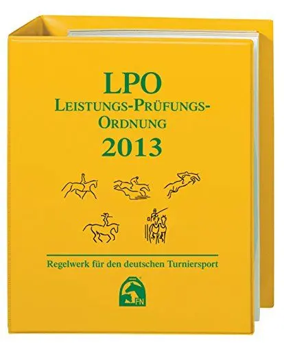 Produktbild: Leistungs-Prüfungs-Ordnung 2013