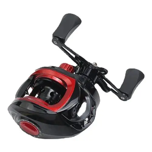 Produktbild: CHICIRIS Leistungsstarke Metall-Baitcasting-Rolle, 7,2:1 Übersetzungsverhältnis, Baitcast-Angelrolle, Weitwurfspule, Glatte Angelrolle für Salzwasser und Süßwasser (Rechte Hand)