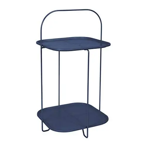 Produktbild: LEITMOTIV Beistelltisch Trays Stahl dunkelblau, ABS, 70 x 39 x 39 cm LM1861BL