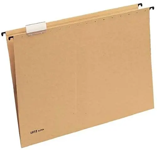 Produktbild: Leitz 19750000 Hngemappe Alpha, A3, Natronkarton, naturbraun