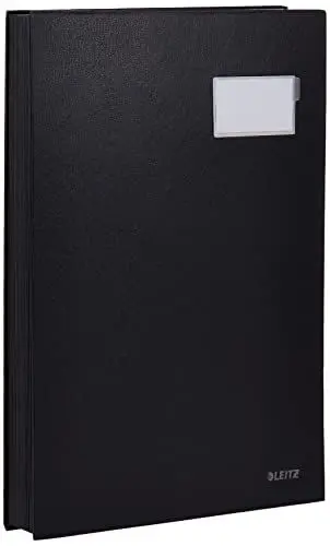 Produktbild: Leitz 57000195 Unterschriftsmappe (Polypropylen, A4, 20 Fächer) schwarz