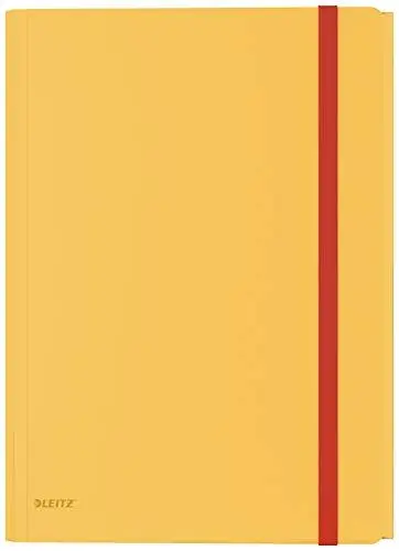 Produktbild: Leitz A4 Eckspannermappe mit Innentasche, Für 150 Blatt, Warmes Gelb, Cosy-Serie, 46190019