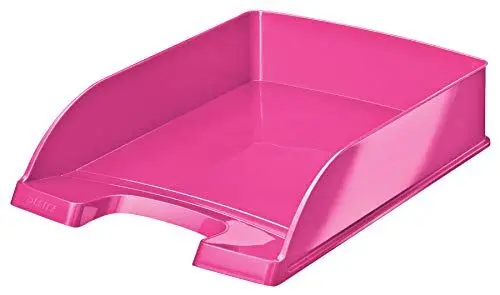 Produktbild: Leitz Briefkorb, A4, Pink, WOW-Serie, 52263023, 1 Stück