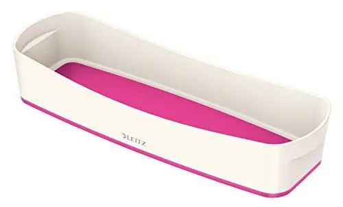 Produktbild: Leitz MyBox, Aufbewahrungsschale, Länglich, Blickdicht, Weiß/Pink Metallic, Kunststoff, 52584023
