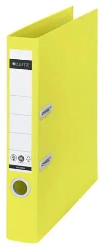 Produktbild: Leitz Recycle Qualitäts-Ordner 180° A4, 10er Pack, 5 cm Rückenbreite, Für 350 Blatt, 100 % recycelbares PP und recycelter Karton, Umweltfreundlich, Recycle Serie, Gelb, 10190015