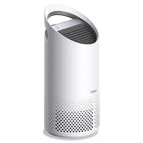 Produktbild: Leitz TruSens Z-1000 Luftreiniger fängt luftübertragene Viren, Allergene, Pollen, Staub, Gerüche & Rauch, UV-C Lampe tötet mehr als 98% der luftübertragenen Bakterien, für Räume bis 23 m², 2415112EU