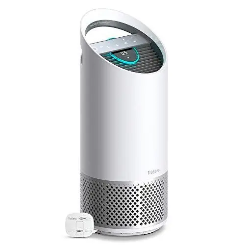 Produktbild: Leitz TruSens Z-2000 Luftreiniger mit SensorPod, fängt luftübertragene Viren, Allergene, Pollen, Staub, Rauch & Gerüche, UVC Lampe tötet 98% der Bakterien in der Luft, für Räume bis 35 m², 2415113EU