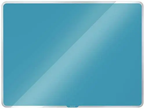 Produktbild: Leitz magnetisches Whiteboard aus Glas, 600 x 400, Sanftes Blau, Cosy-Serie, 70420061