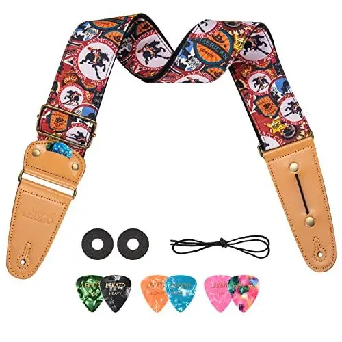 Produktbild: LEKATO Gitarrengurt, Verstellbare Schultergurte 37