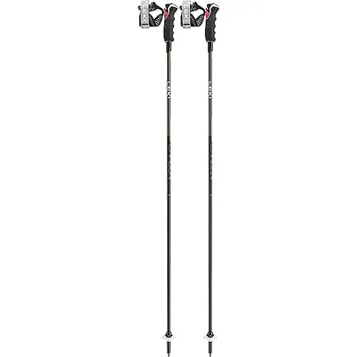 Produktbild: LEKI Carbon 12 3D Skistöcke, Black-Anthracite-Neonyellow, 115CM
