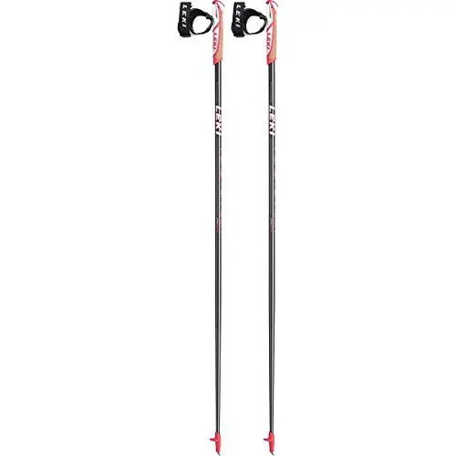 Produktbild: LEKI Flash Carbon, Farbe:530 anthrazit-Shiny/weiß-neonr, Größe:125