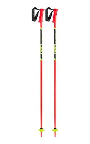 Produktbild: LEKI Kinder Racing Kids Skistöcke, Bright red-Black-Neonyellow, 95cm
