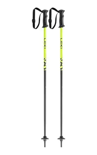 Produktbild: LEKI Kinder Rider Skistöcke, Black-Neonyellow-White, 90cm