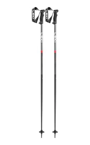 Produktbild: LEKI QNTM Skistöcke, Black-Anthracite-red, 130CM