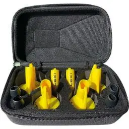 Produktbild: LEKI Unisex-Adult Fin Vario Set, Gelb, Uni